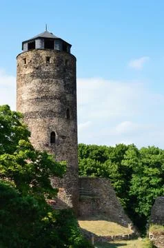 Ruins of the castle Stock Photos
