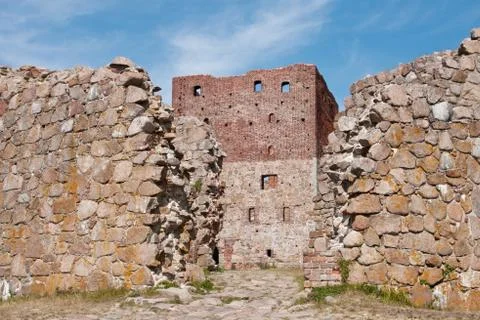 Ruins of castle Stock Photos