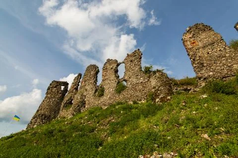 The ruins of the castle 写真素材