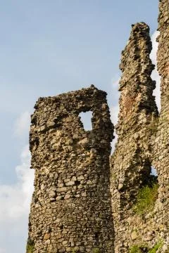 The ruins of the castle Fotos Stock