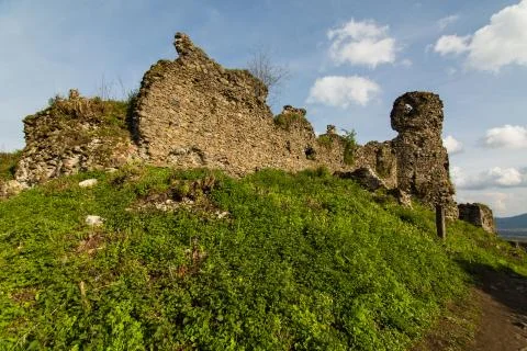 The ruins of the castle Stock Photos