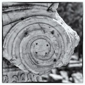 Ruins of Delphi Stock Photos