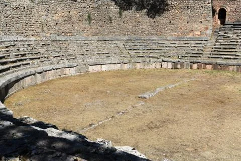 Ruins of Delphi Stock Photos