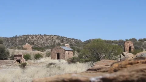 Ruins In The Desert Stock Footage 246014382