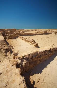Ruins in desert Stock Photos