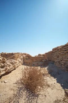 Ruins in desert Stock Photos