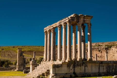 The ruins of dougga Stock Photos
