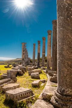 The ruins of dougga Stock Photos