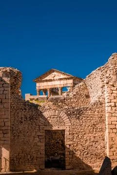The ruins of dougga Stock Photos