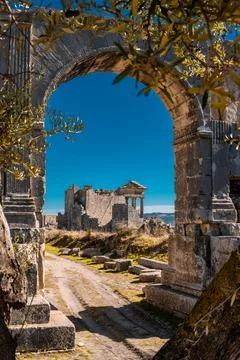 The ruins of dougga Stock Photos