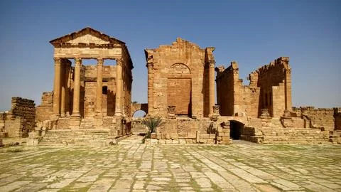 The ruins of dougga Stock Photos