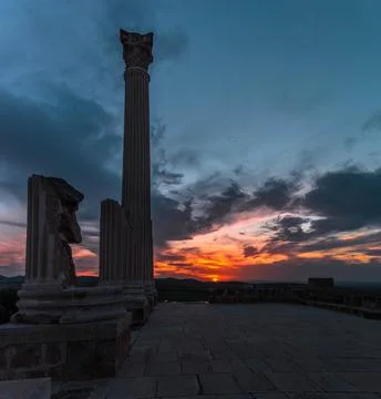 The ruins of dougga Stock Photos
