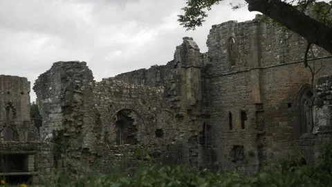 Ruins of Easby Abbey Vídeo Stock 195903063