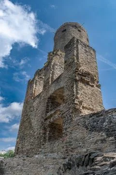 The ruins of Eppstein Castle, Hessen, Germany Stock Photos