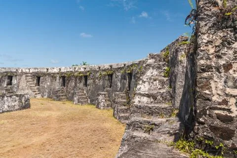 Ruins of fortification Stock Photos