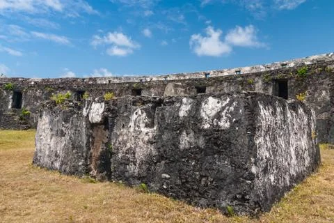 Ruins of fortification Stock Photos