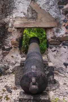 Ruins of fortification Stock Photos