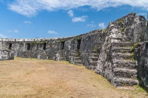 Ruins of fortification Stock Photos