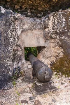 Ruins of fortification Stock Photos