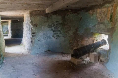 Ruins of fortification Stock Photos