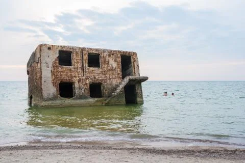 Ruins of fortifications 写真素材