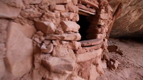 Ruins glide cam 3 Stock Footage 36993466