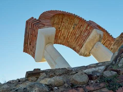 Ruins of heraclea Stock Photos