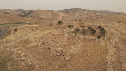 Ruins in Jordan Stock Footage 122031280