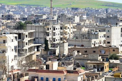 Ruins of Kobane Stock Photos