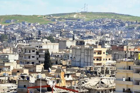 Ruins of Kobane Stock Photos
