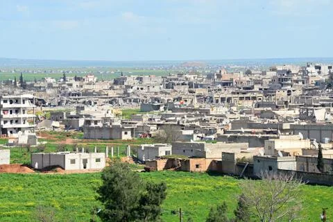 Ruins of Kobane Stock Photos