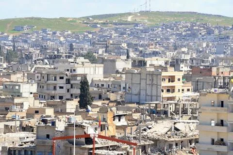 Ruins of Kobane Stock Photos