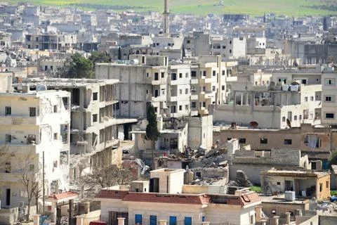 Ruins of Kobane Stock Photos