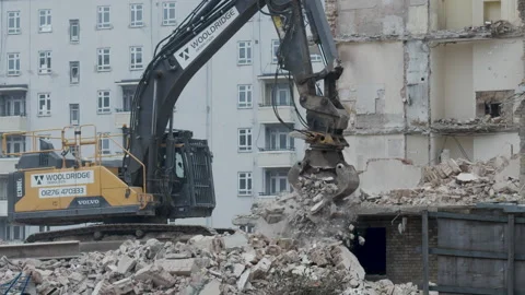 Ruins in London  Stock Footage 149497748