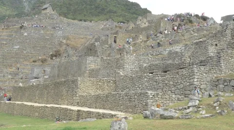 Ruins of Machu Picchu Stock Footage 68374932