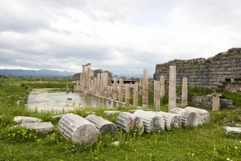 Ruins of Magnesia Stock Photos