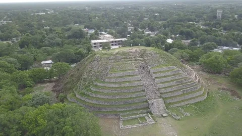 Ruins, Mexico [Drone Pan] Video stock 115698947