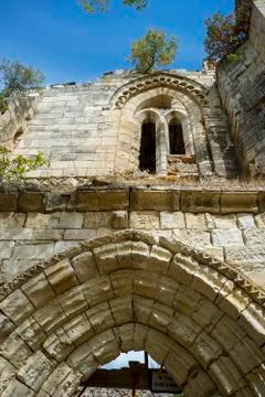 Ruins of the Monastery of Bonaval Stock Photos