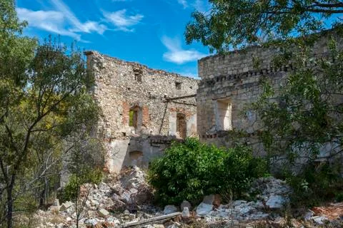 Ruins of the Monastery of Bonaval Stock Photos