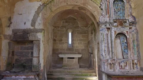 Ruins Of The Monastery Of San Paio Stock-Footage 336365882