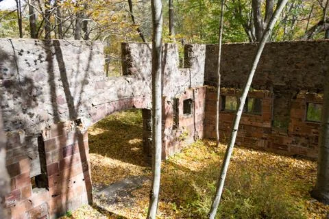 Ruins in the mountain Stock Photos