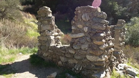 Ruins in The Mountains Video stock 152003110