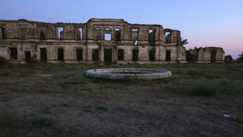The ruins of an old castle Video stock 94908509