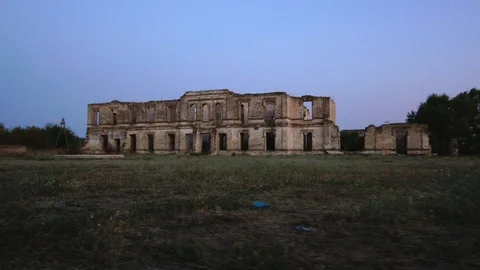 The ruins of an old castle Video stock 94908596