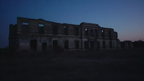 The ruins of an old castle 库存影片 94911293