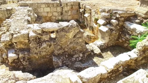 Ruins of old house Video stock 119503497