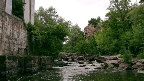 Ruins of an old water mill Stock-Footage 99361771