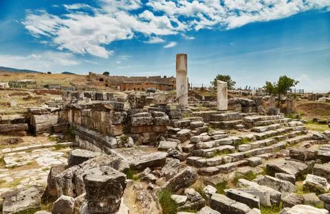 Ruins in Pamukkale - 1 Stock Photos