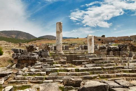 Ruins in Pamukkale - 2 Stock Photos