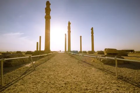 Ruins of persepolis Stock Photos